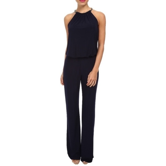Laundry By Shelli Segal Rieley Jersey Jumpsuit Size 6 - Picture 1 of 9